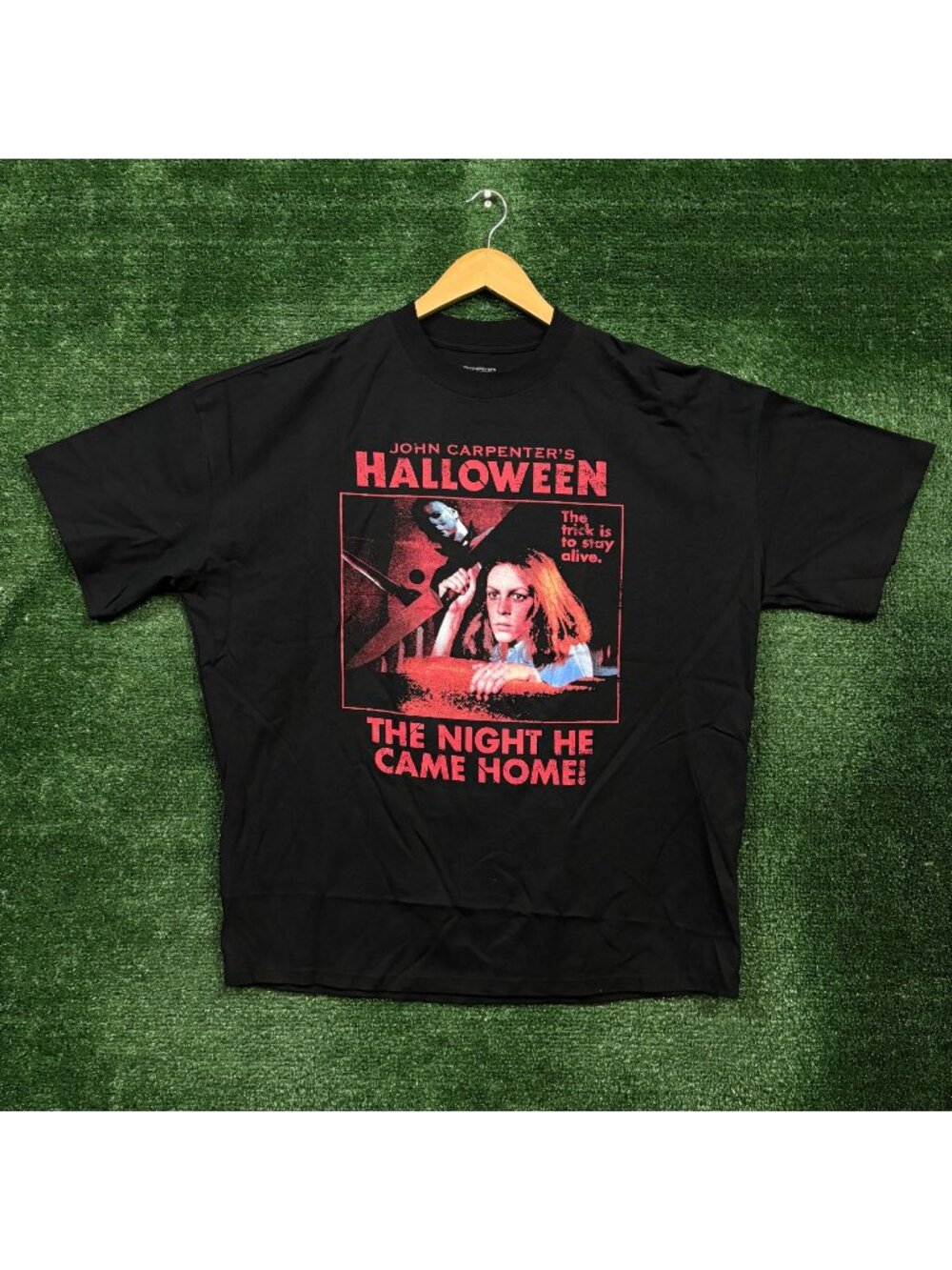 John Carpenter's Halloween The Night He Came Home Oversized T-Shirt Size Large